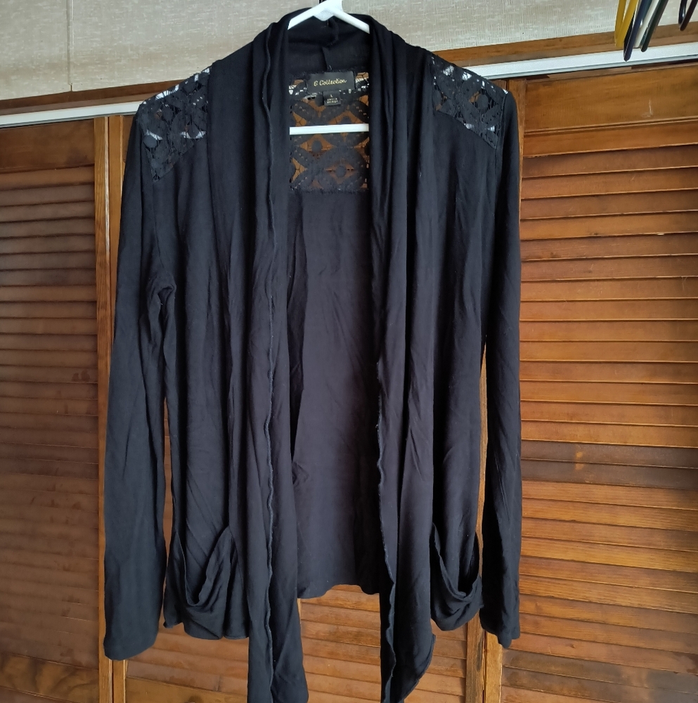 G Collection Black Cardigan